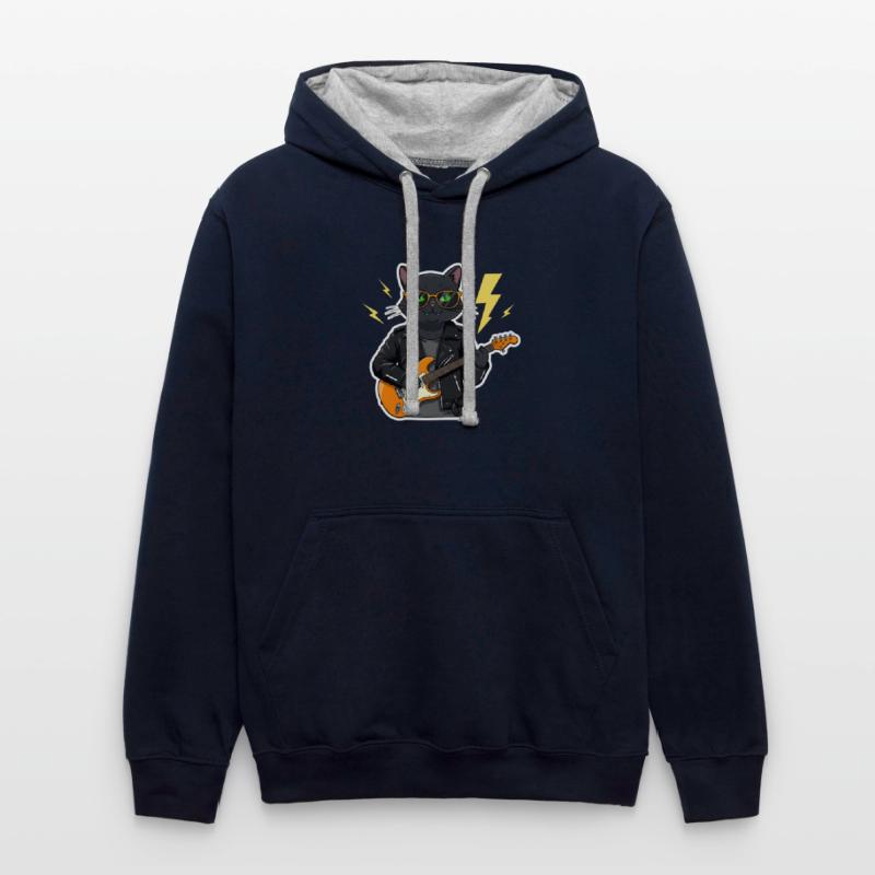 Badass Cat Metalhead – Hardcore Feline Rocker