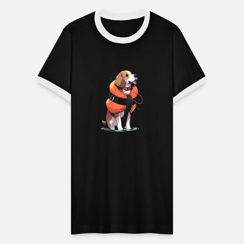 Beagle Dog Dock Diving Jumping Swimming