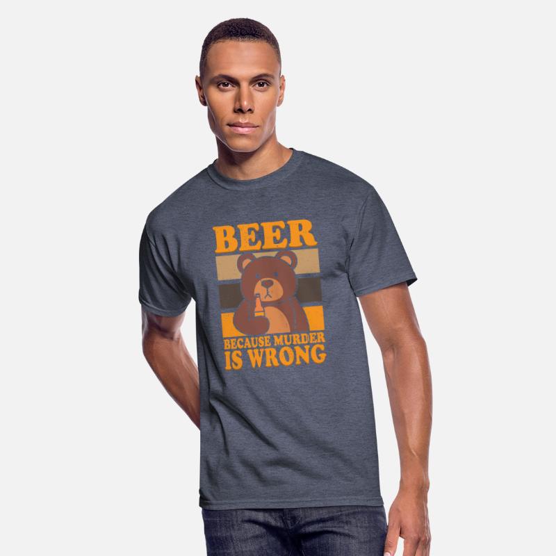 Bear Beer Lover Beer Drinking Beer Because Murder