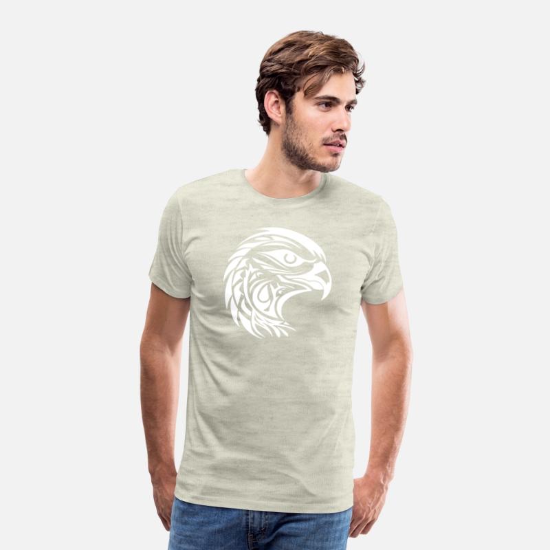 Beautiful Eagle Portrait In Tattoo Style