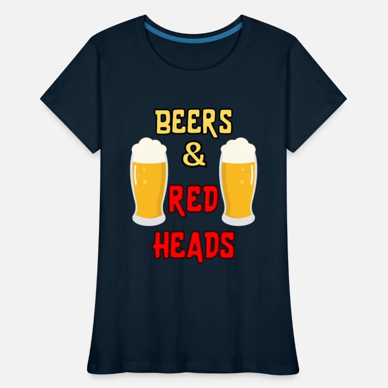 BEERS and red heads funny St. Patrick's Day