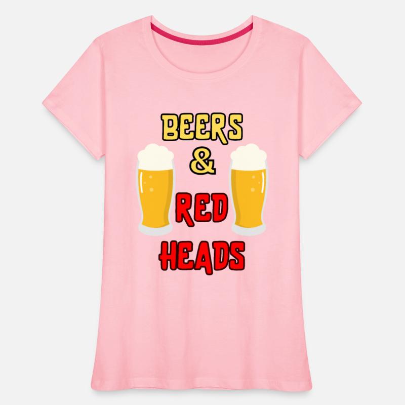 BEERS and red heads funny St. Patrick's Day