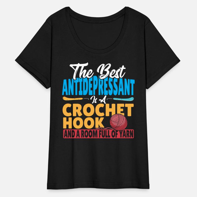 Best AntiDepressant Is A Crochet Hook And Yarn