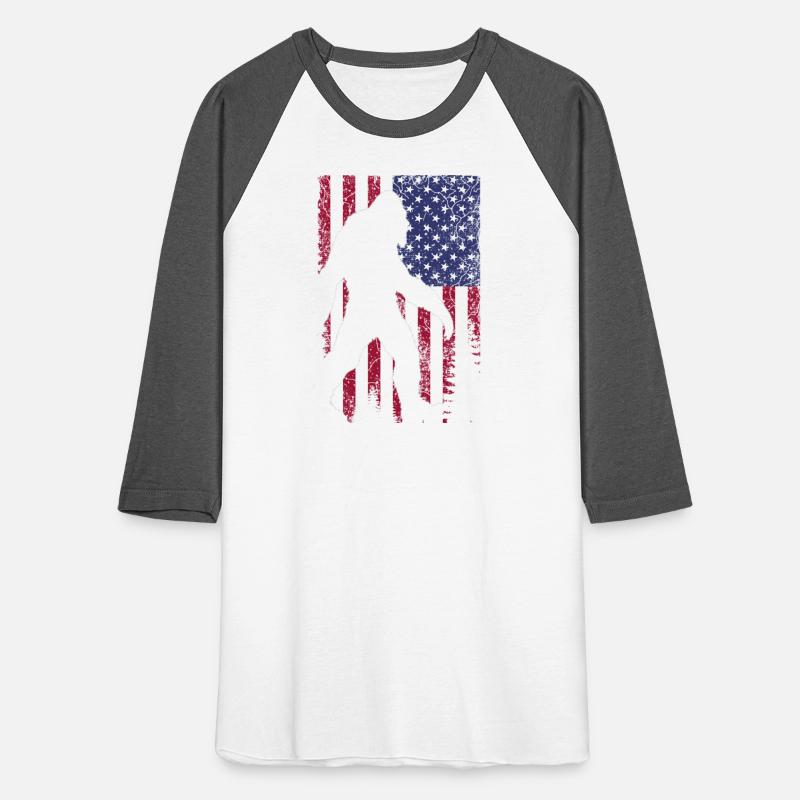 Bigfoot Believe Sasquatch American Flag Silhouette