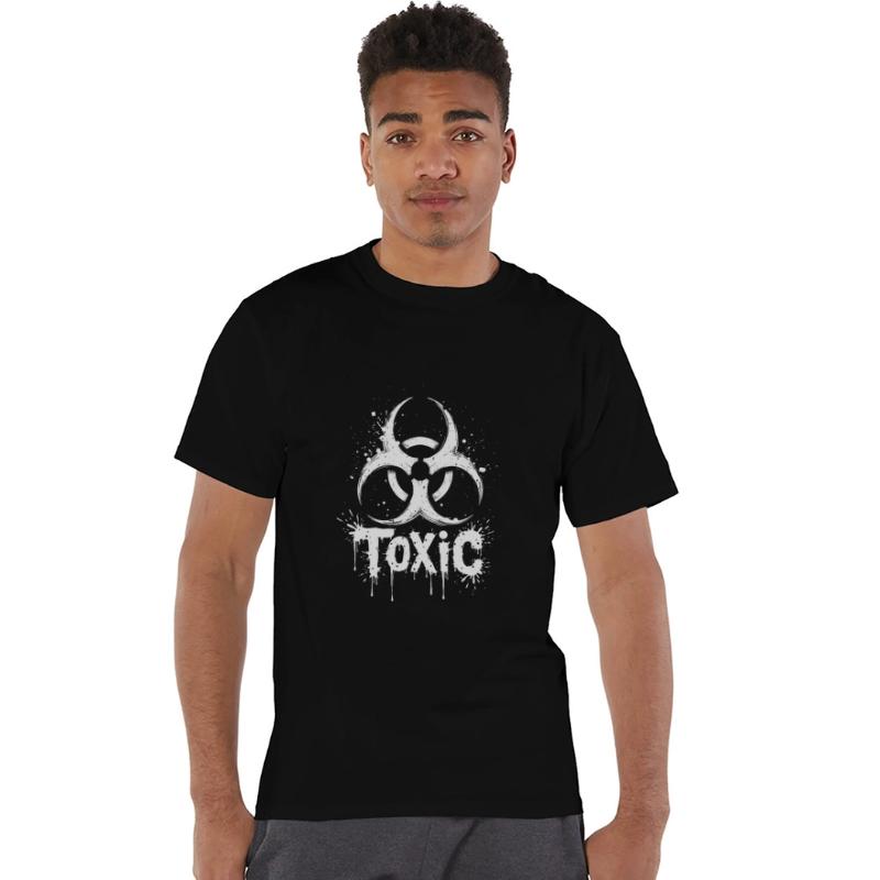 Biohazard Symbol Toxic Grunge Style