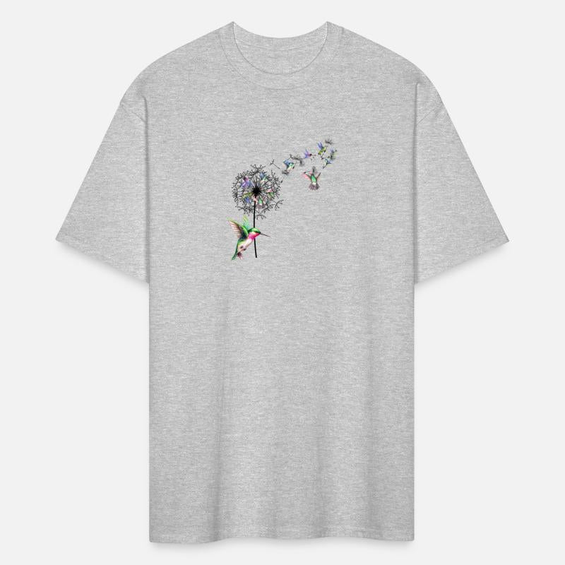 Bird Hummingbird Dandelion Flowers For