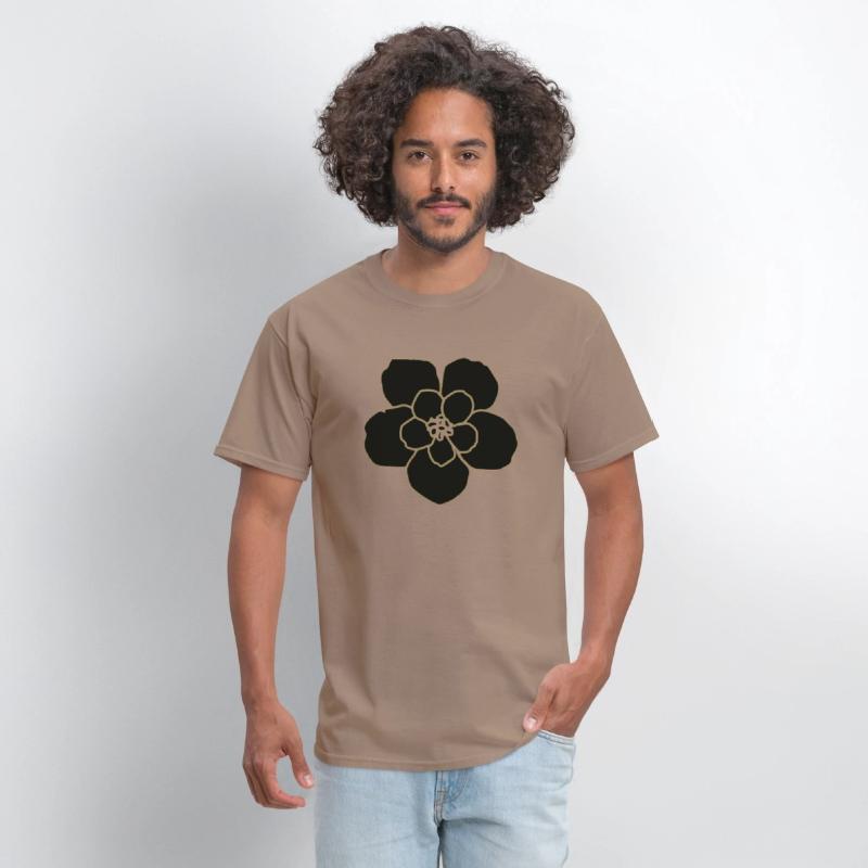 Black PNG printable Hibiscus flower