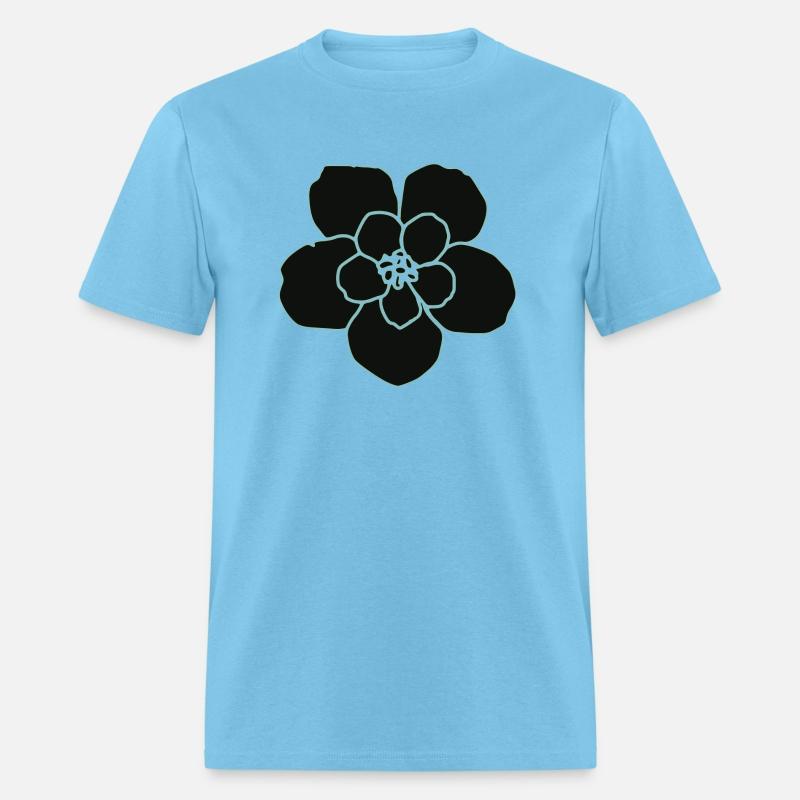 Black PNG printable Hibiscus flower