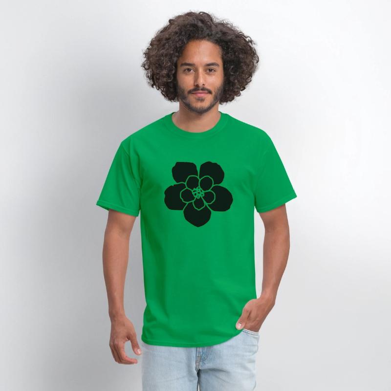 Black PNG printable Hibiscus flower