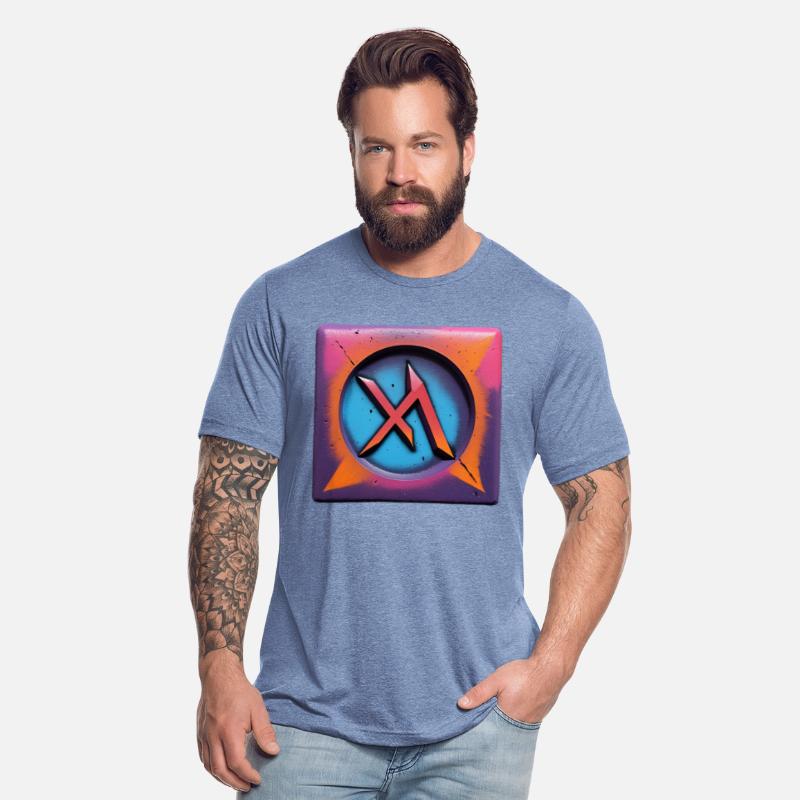 Bold Neon Graffiti Symbol