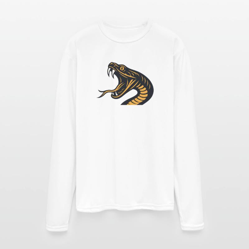 Bold Snake Head Illustration for Apparel