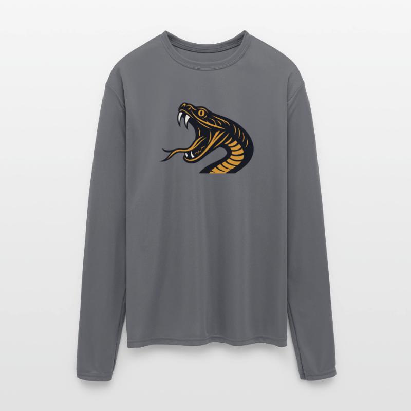 Bold Snake Head Illustration for Apparel