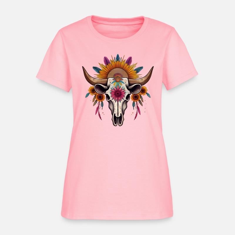 Boutique Style Bull Skull Art