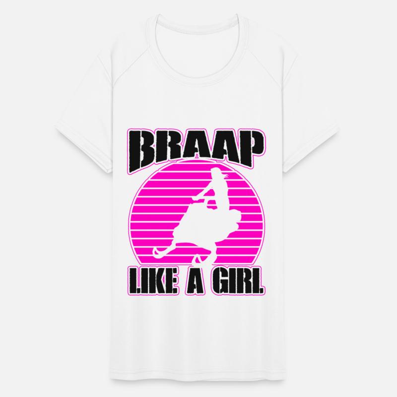 Braap Like A Girl Motor Sled Snowmobiler