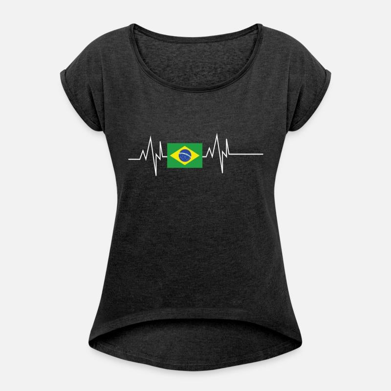 Brazil Flag Heartbeat