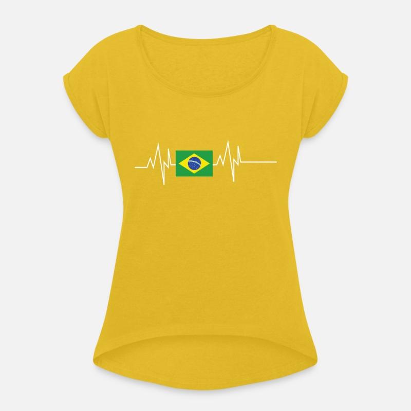 Brazil Flag Heartbeat
