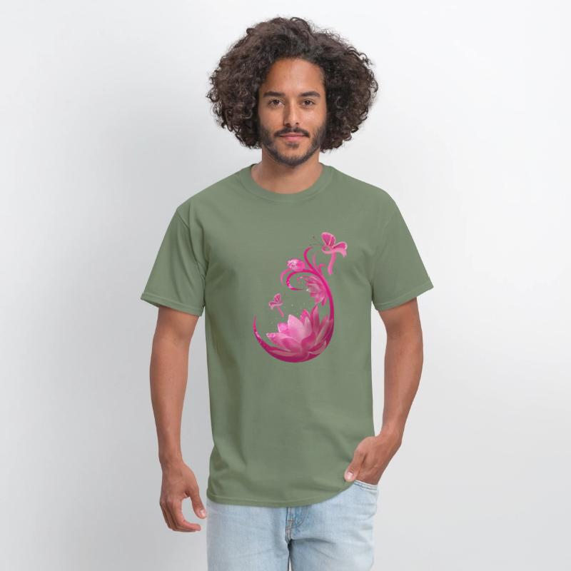 Breast Cancer Motivation Fighter Lotus Flower
