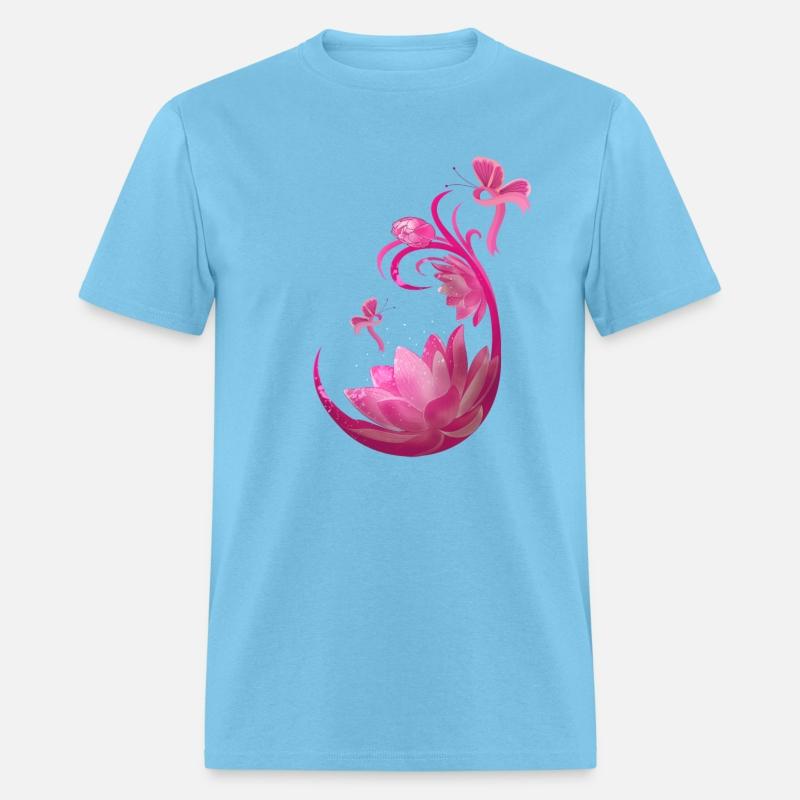 Breast Cancer Motivation Fighter Lotus Flower