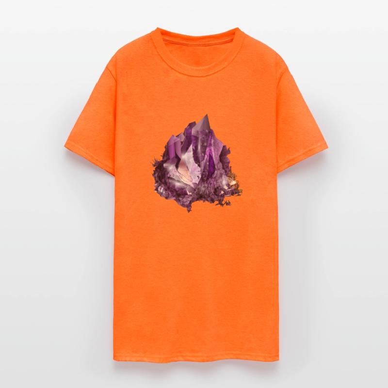 bright purple amethyst crystal motif