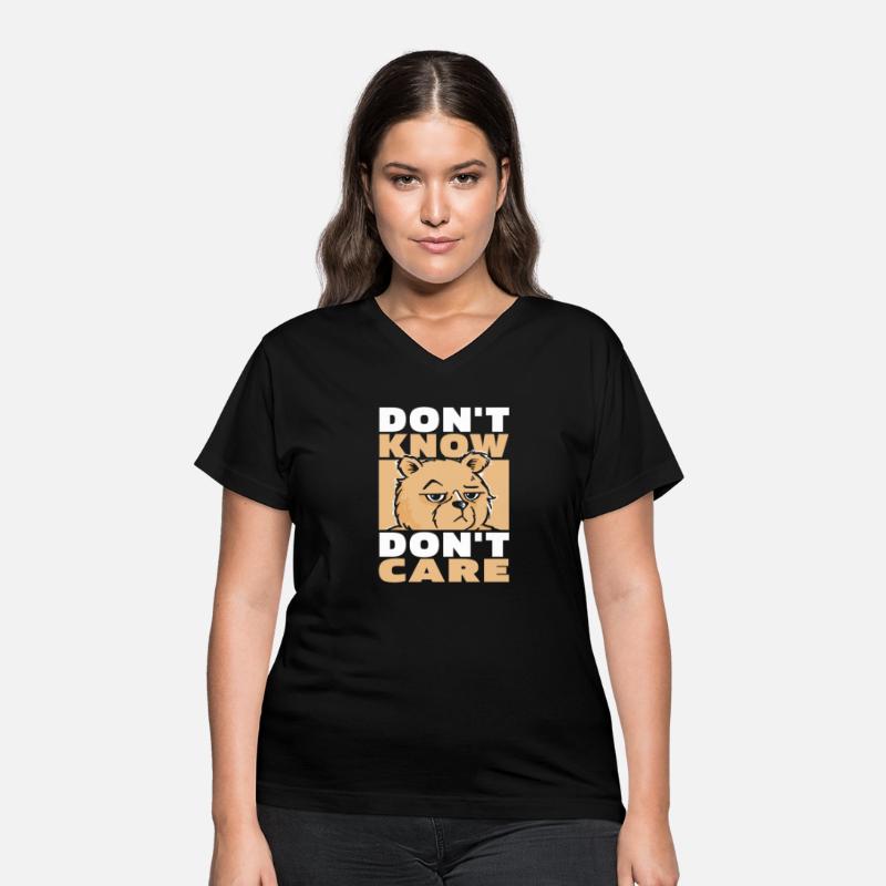 Brown Bear Funny Dont Know Dont Care