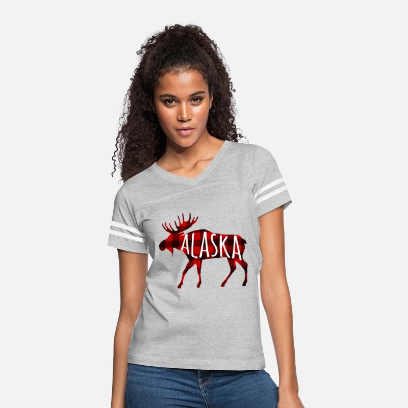 Buffalo Plaid Alaska Moose