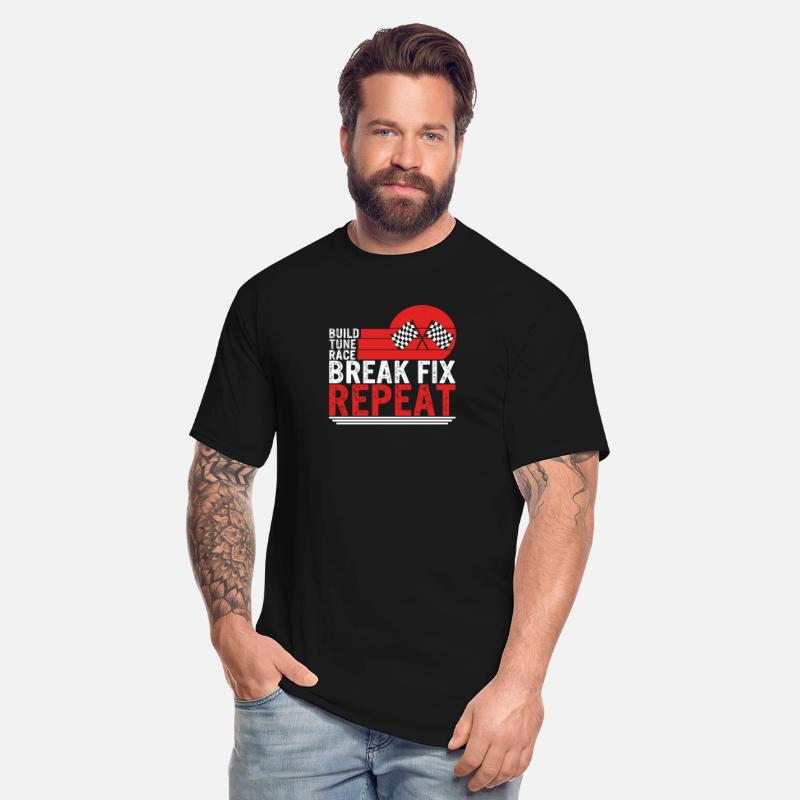 Build Tune Race Break Fix Repeat Shirt, Race Day