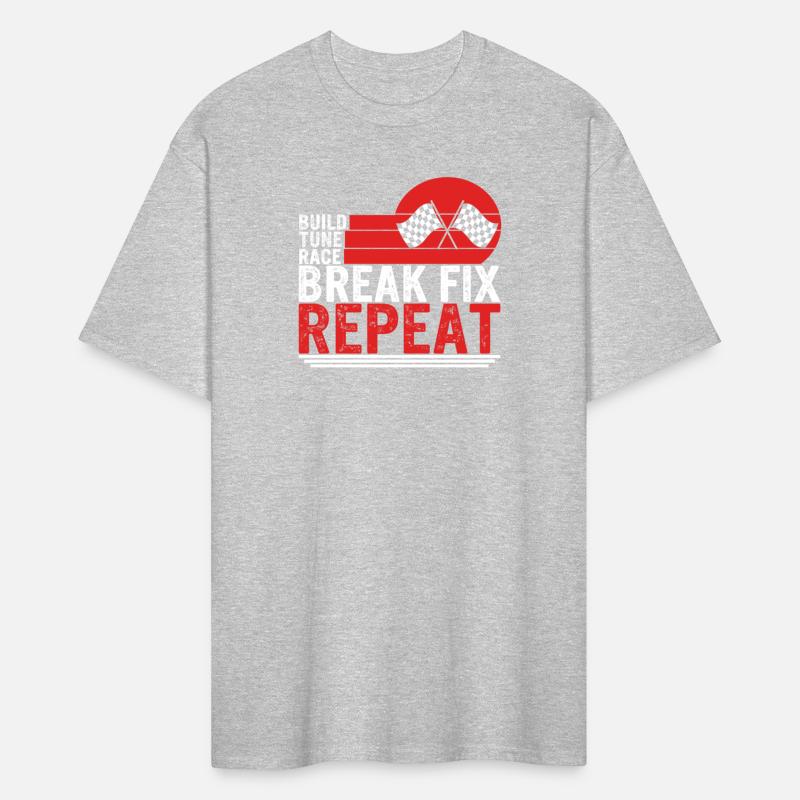 Build Tune Race Break Fix Repeat Shirt, Race Day