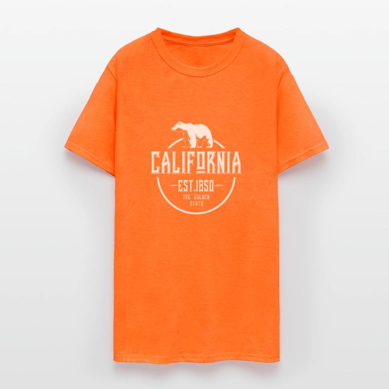 California The Golden State Est. 1850 Stylish Art