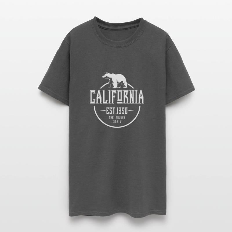 California The Golden State Est. 1850 Stylish Art
