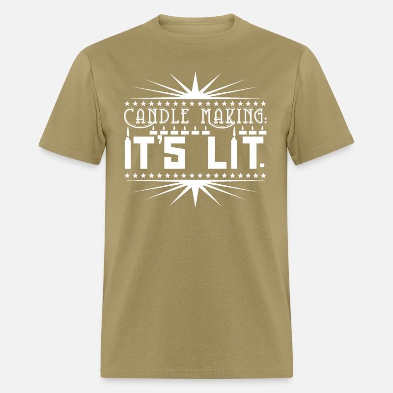 Candle making: it's lit.