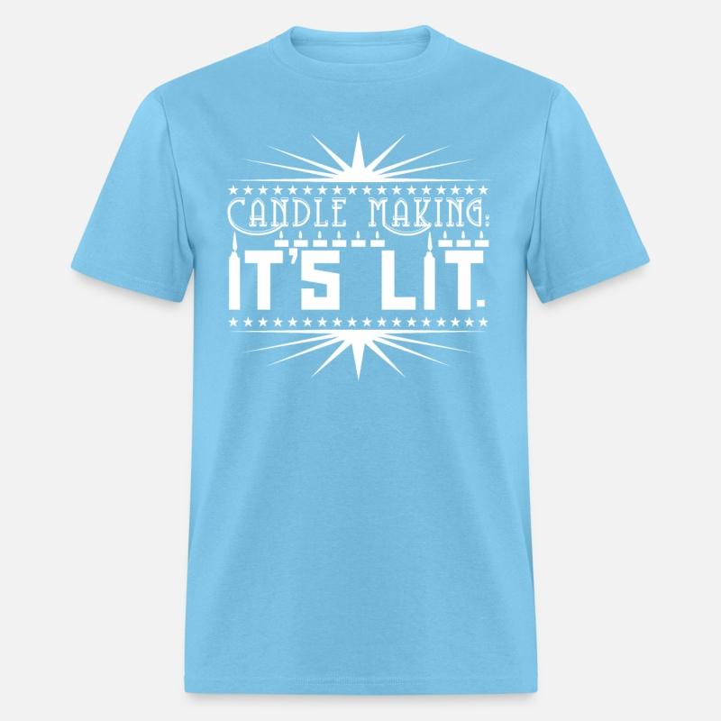 Candle making: it's lit.