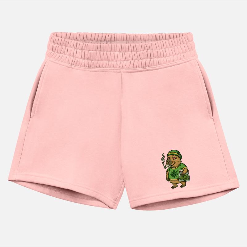 Cannabis-Theme Chillout Capybara Smoke Marijuana