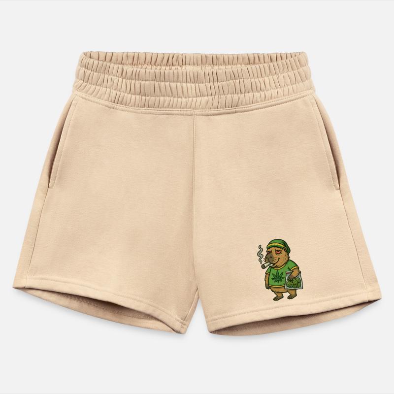 Cannabis-Theme Chillout Capybara Smoke Marijuana