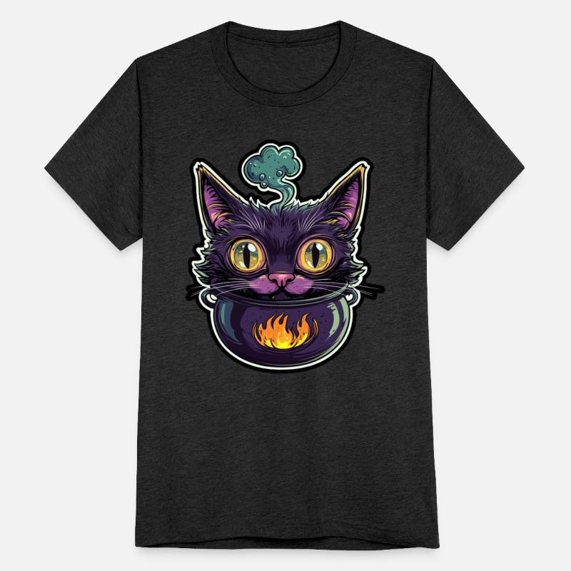 Cat Boiler Cat Witch Halloween