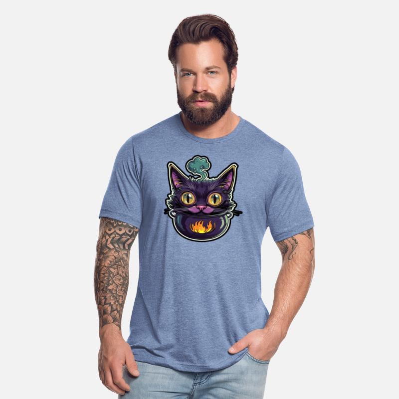 Cat Boiler Cat Witch Halloween