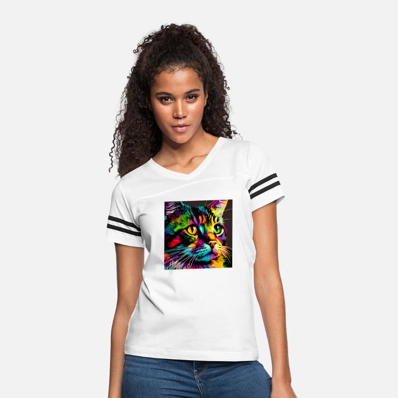 Cat in Pop Art colorful