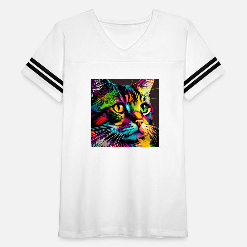 Cat in Pop Art colorful