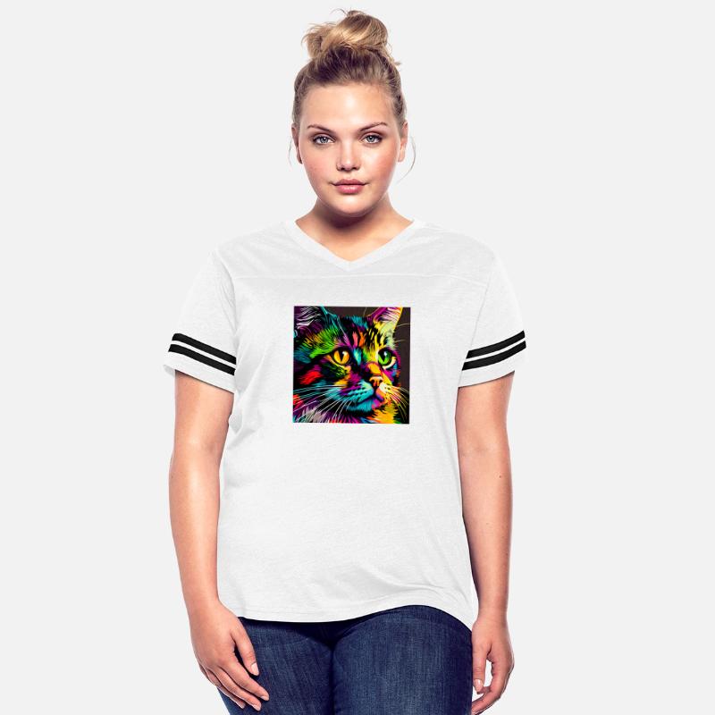 Cat in Pop Art colorful