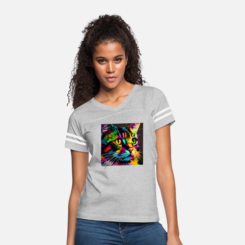 Cat in Pop Art colorful