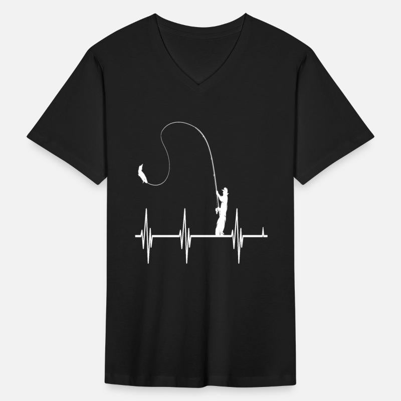 Catching A Fish Fishing Heartbeat Fisherman