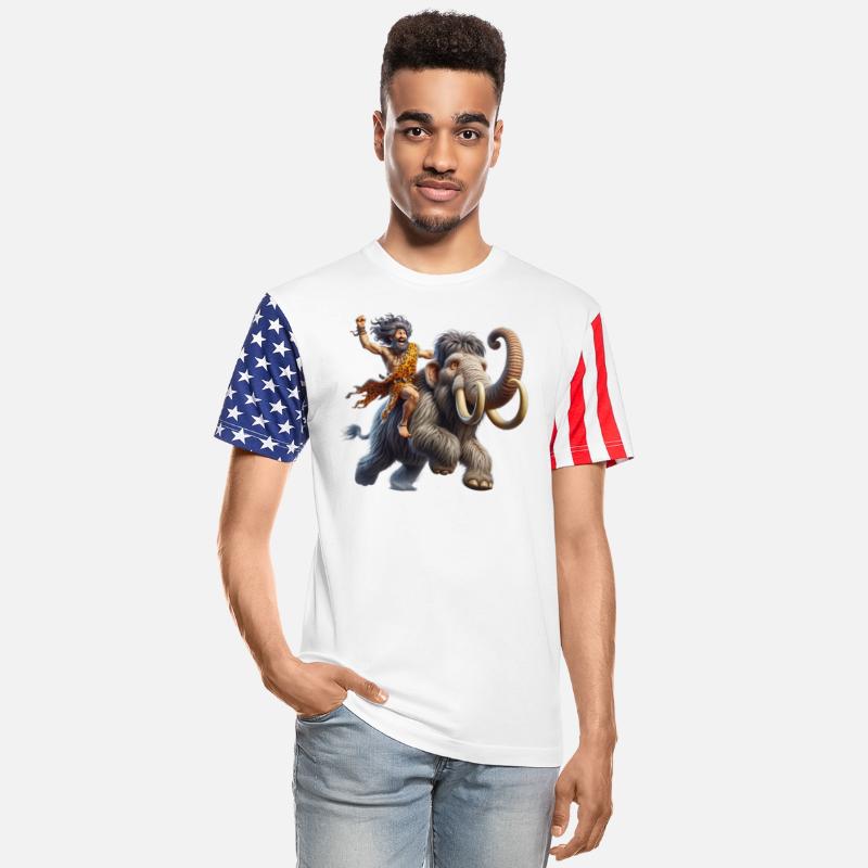 Caveman Riding a Mammoth