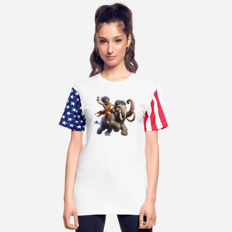 Caveman Riding a Mammoth