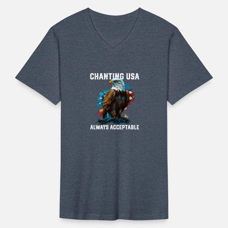 Chanting USA Always Acceptable 4th Of July