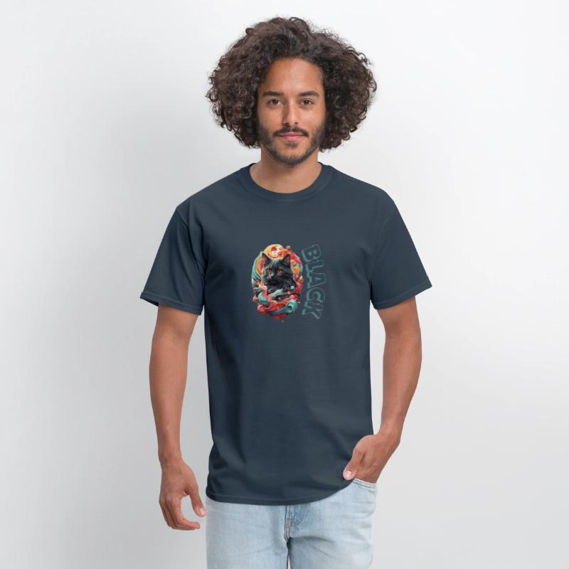 Charmingly Feline: Black Cat Tee