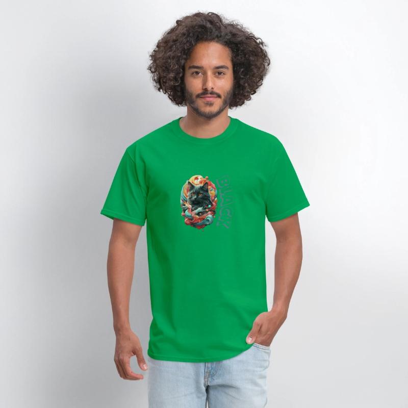 Charmingly Feline: Black Cat Tee