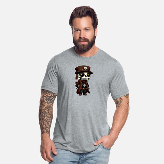 Chibi Bones: A Cute Steampunk Skeleton Design