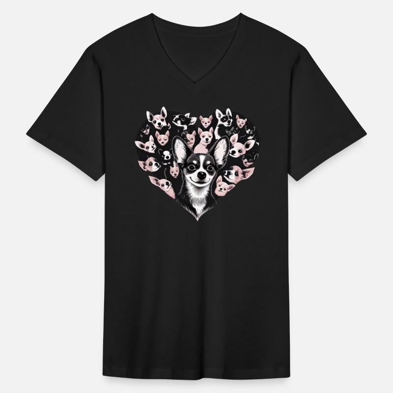 Chihuahua - Cute Dog Puppy Hearts Pink Girlie Rosa