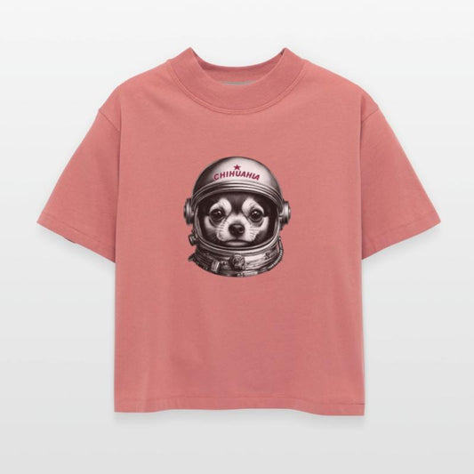 Chihuahua,Retro Soviet Space Dog traveler