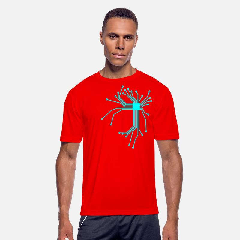 Circuit Board Cpu Computer Nerd Shirt Design Gift