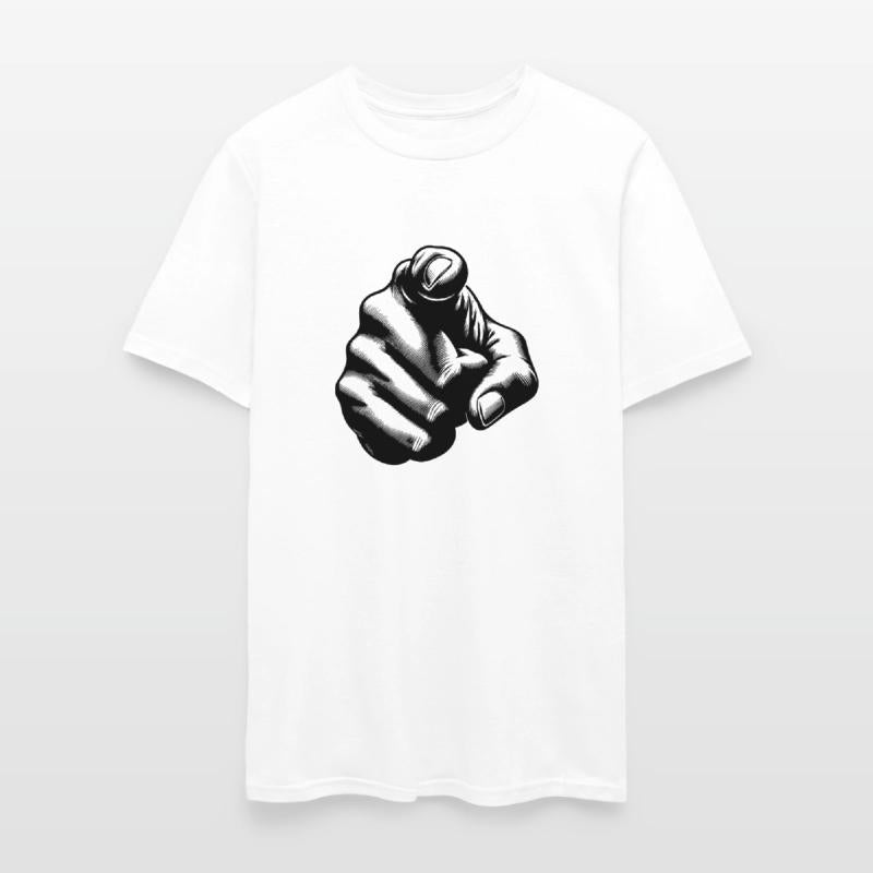 Classic Hand Position Precise Index Finger Gesture